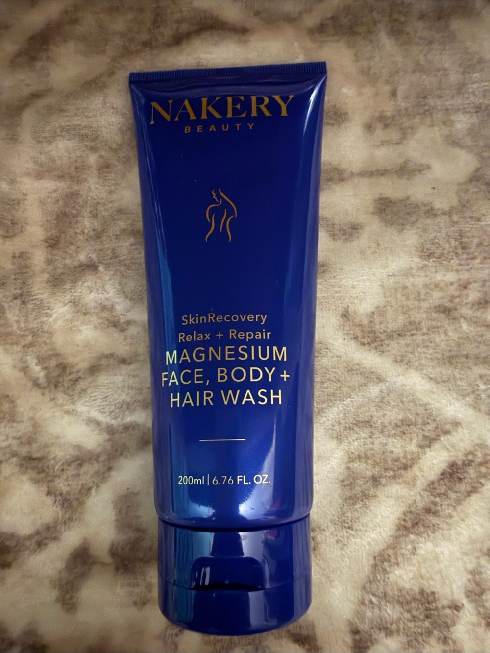 Nakery Beauty SkinRecovery Magnesium Face Body & Hair Wash 6.76 oz New
